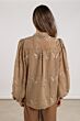 Nukus Jolies Blouse Embroidery Camel