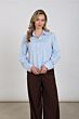 Nukus Nowi Blouse Stripe Stones Offwhite/Sky