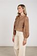 Nukus Milanova Blouse Embriodery Toffee