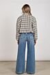 Nukus Dominique Jacket Check Offwhite Espresso