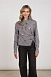 Nukus Amy Blouse Stripe Chocolate/Sky 