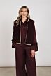 Nukus Lana Gilet Cherry/Taupe