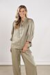 Nukus Lilly Blouse Shiny Army