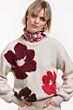 Studio Anneloes Nour Flower Pullover Kit/Merlot