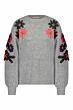 Studio Anneloes Omayra Flower Pullover Light Grey