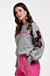 Studio Anneloes Omayra Flower Pullover Light Grey