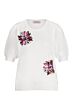Studio Anneloes Omira Flower Pullover Offwhite 