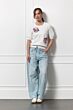 Studio Anneloes Omira Flower Pullover Offwhite 