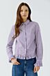 Oui Blouse White Violett
