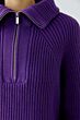 Oui Pullover Zipper Amaranth Purple 