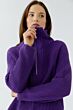 Oui Pullover Zipper Amaranth Purple 