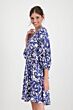 Monari Jurk Paisley Patroon Deep Sea 