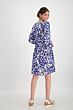Monari Jurk Paisley Patroon Deep Sea 