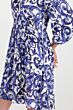 Monari Jurk Paisley Patroon Deep Sea 