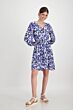 Monari Jurk Paisley Patroon Deep Sea 