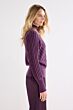 Tramontana Puff-Sleeve Jumper Aubergine Noir 