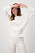 Monari Pullover Strassteentjes en Studs Off-white 