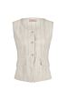 Studio Anneloes Rebekka Pinstripe Gilet Kit/Black