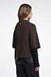 Rino & Pelle Elco Knitted Cape Dark Brown