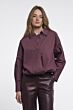 Rino & Pelle Nio Wrap Blouse Innertop Choco Bean