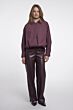 Rino & Pelle Nio Wrap Blouse Innertop Choco Bean
