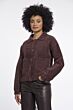 Rino & Pelle Bubbly Boxy Jacket Coffee Roast 
