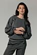 Tramontana Sweater Sailor Buttons Antraciet 