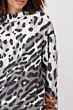 Monari Shirt Luipaardprint Frozen Green