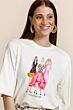 Studio Anneloes Fiore T-Shirt Ecru