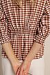 Studio Anneloes Yentil Check Blouse Offwhite/Rust 