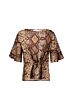 Studio Anneloes Vajen Snake Top Camel/Espresso