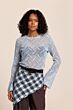 Studio Anneloes Reagan Flaire Lace Top Sky Blue
