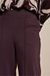 Studio Anneloes Kelly Bonded Trousers Aubergine