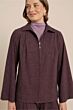 Studio Anneloes Jazy Herringbone Jacket Aubergine