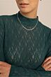 Studio Anneloes Reagan Lace Col Top Teal