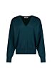 Studio Anneloes Ruth V-Neck Pullover Dark Teal 