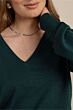 Studio Anneloes Ruth V-Neck Pullover Dark Teal 