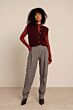 Studio Anneloes Reagan Lace Col Top Red Wine