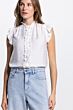 Jansen Amsterdam Sulan Blouse Offwhite