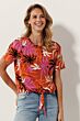 Tramontana T-Shirt Tropical Bliss Print Terra 