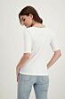 Monari T-shirt met V-Hals Wit
