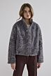 Tramontana Graphic Teddy Jacket Grey Melange 