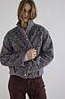 Tramontana Graphic Teddy Jacket Grey Melange 