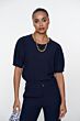 Geisha Top Comfy Navy 