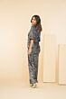 Geisha Top Pailletten Midnight Blue 
