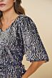 Geisha Top Pailletten Midnight Blue 