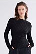 Summum Woman Top Spider Mesh Black