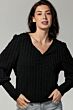 Tramontana Top Structure V-Neck black