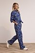 Tramontana Trousers Ink Bloom Print Ink