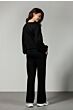 Tramontana Trousers Sailor Buttons Black